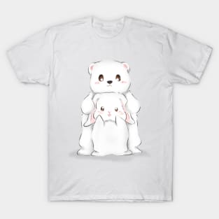 Bear Rabbit Spooning T-Shirt